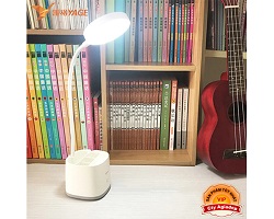Đèn học chống cận - Kiêm Hộp đựng bút - Hiệu Con én - Đèn bàn LED chất lượng cao X2